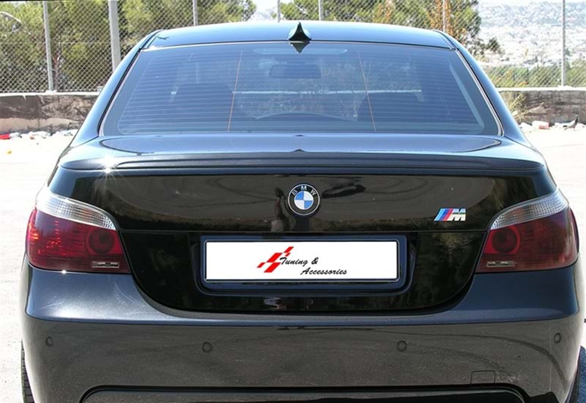 E60 M Sport  M Technic Rear Trunk Spoiler Raw Surface ABS  2003-2010 2003-2010  E60-E60 LCI
