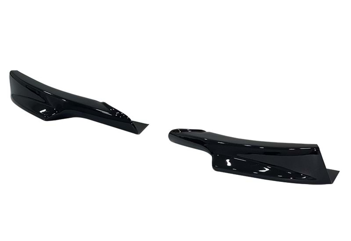 E90 LCI M Technic Front Flaps Piano Black Vacuum Plastic  2008-2011 E90 LCI
