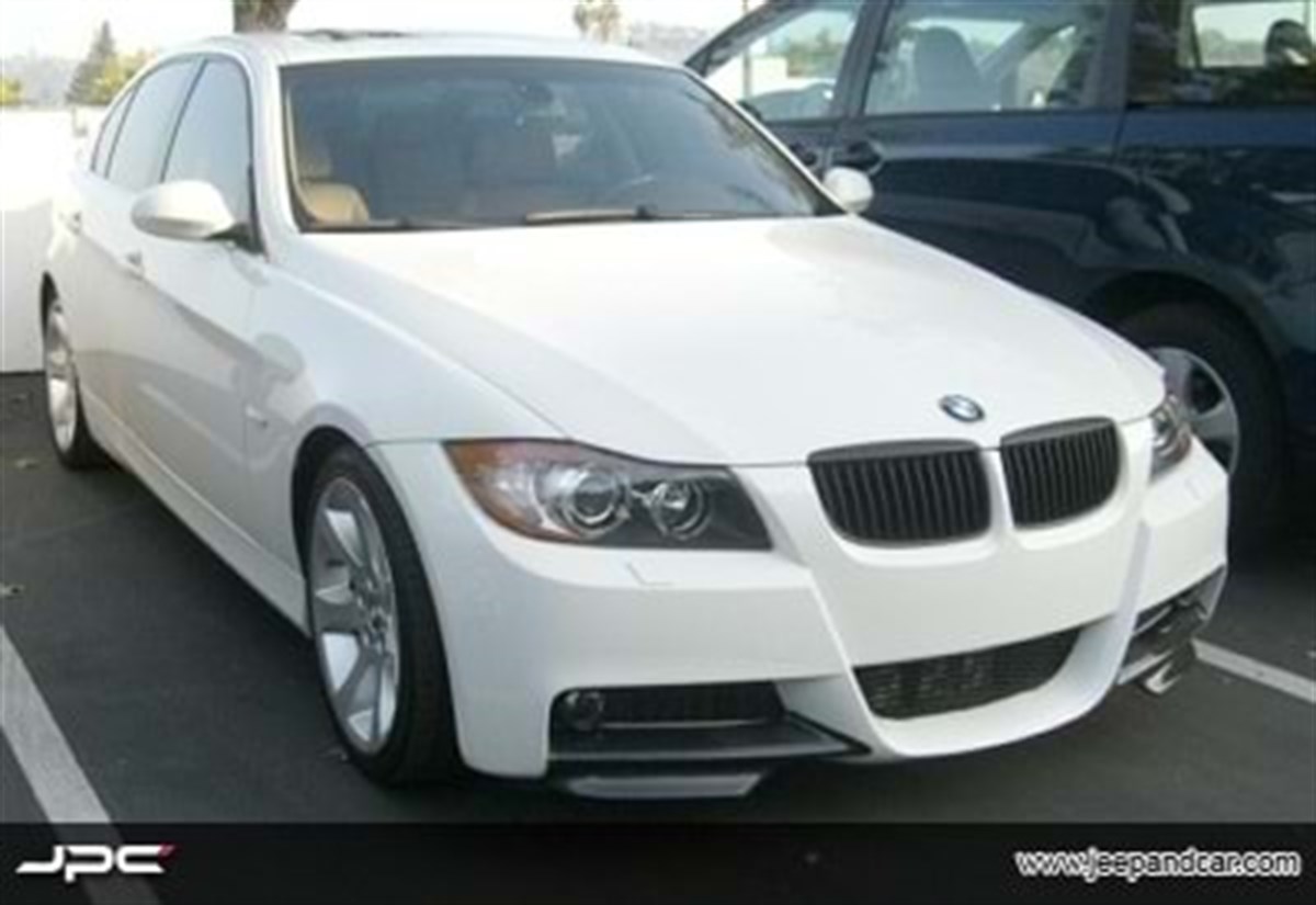 E90 M Sport  Technic Front Flaps Piano Black Vacuum Plastic  2004-2008 e90