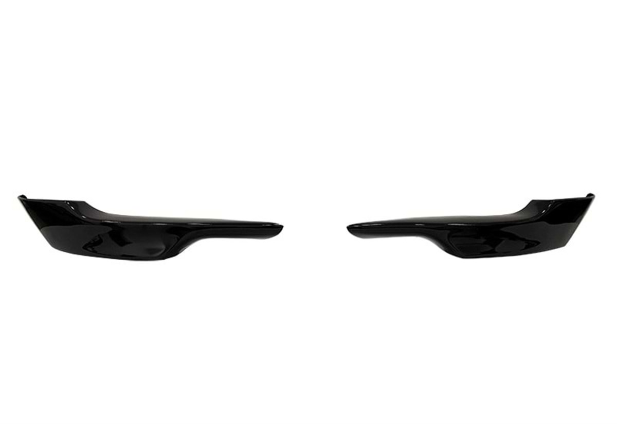 E92 - E93 M Performance Front Flaps Piano Black Vacuum Plastic  2007-2009 2007-2013 E92 - E93