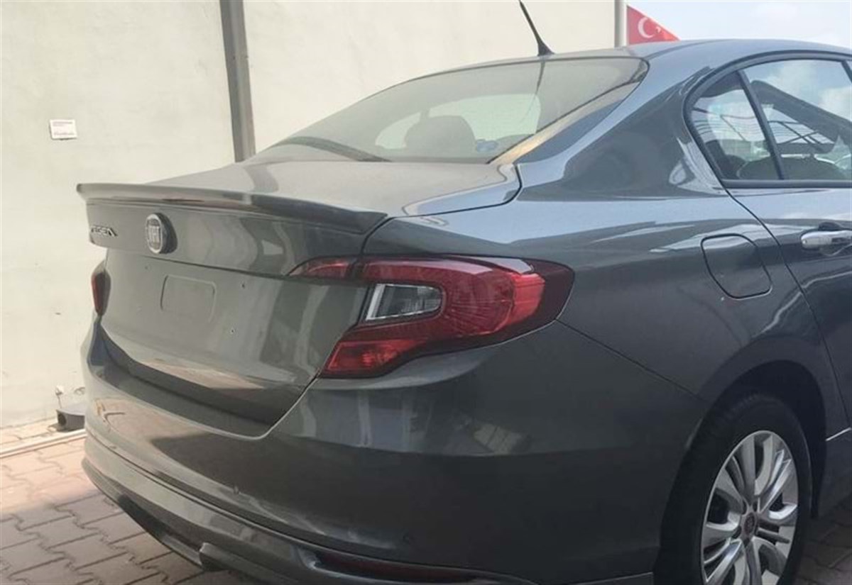 Egea Sport Anatomic Spoiler Raw Surface Vacuum Plastic  2015-2020 2015 After Sedan