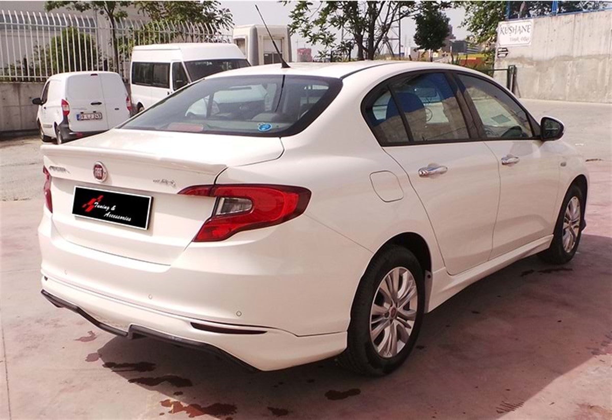 Egea Sport Side Skirts Raw Surface Vacuum Plastic  2015 - Later Sedan - HB - SW