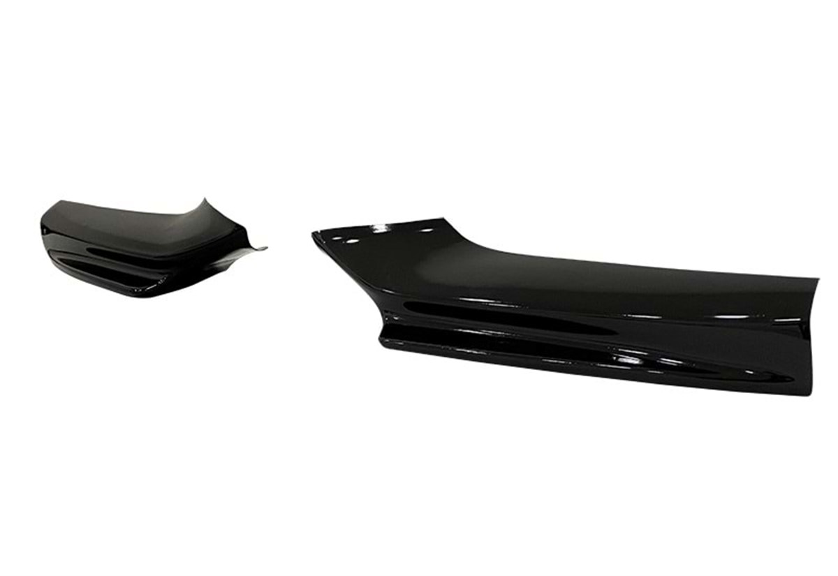 F10 M Performance Front Flaps Piano Black Vacuum Plastic  2010-2017 F10 F10 LCI