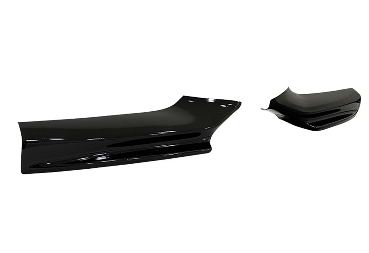 F10 M Performance Front Flaps Piano Black Vacuum Plastic  2010-2017 F10 F10 LCI