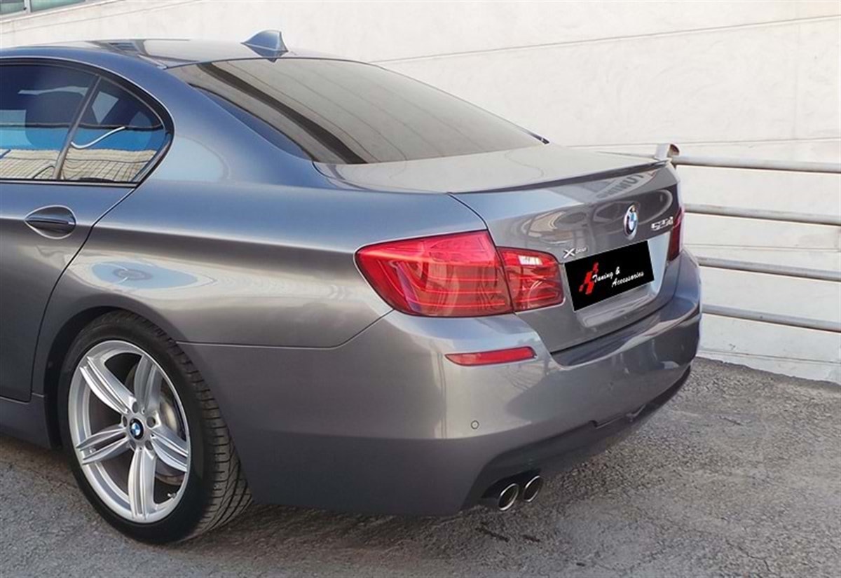 F10 M Sport  Technic Rear Trunk Spoiler Raw Surface ABS  2010-2017 2010-2017  F10-F10 LCI