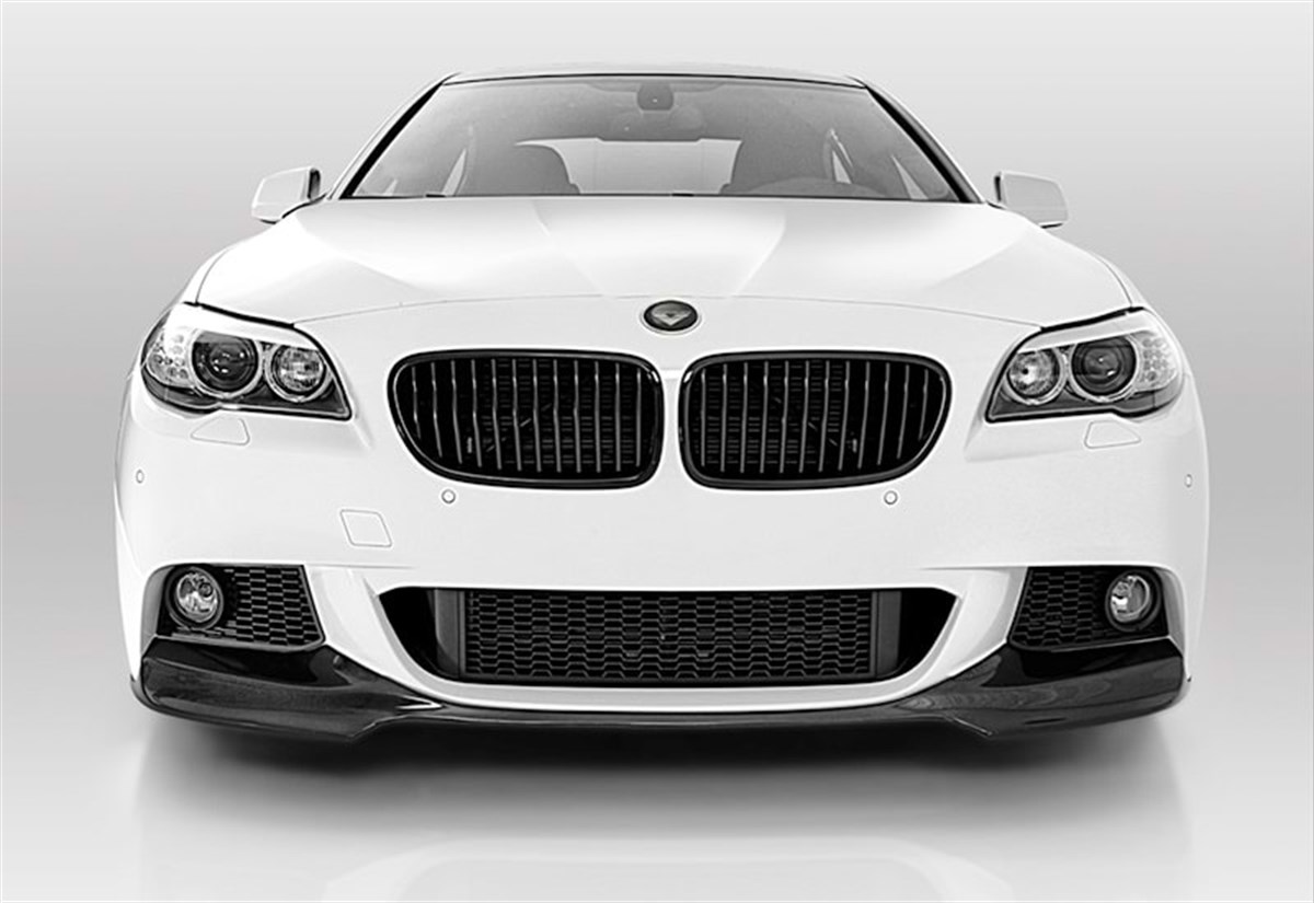 F10 Vorstainer Front Lip Piano Black Vacuum Plastic  2010-2017  F10-F10 LCI