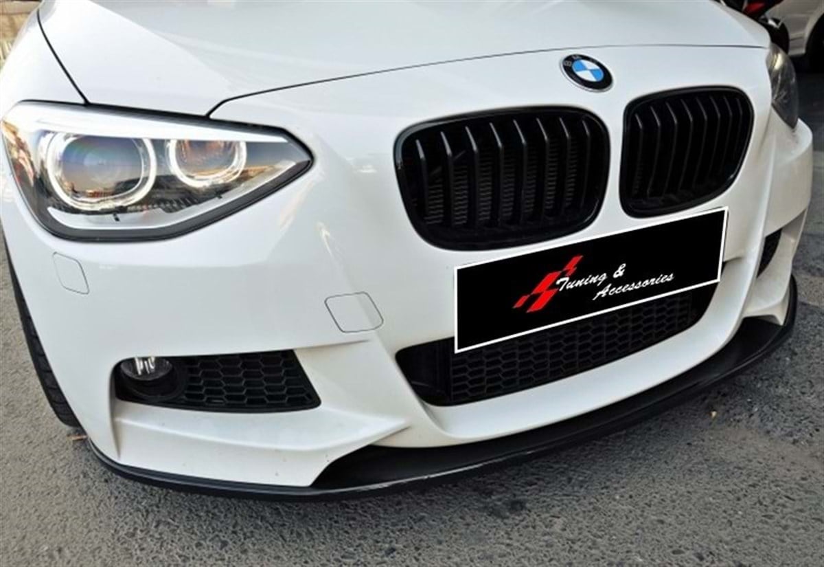 F20 M Performance Front Lip Piano Black Vacuum Plastic  2011-2014 f20