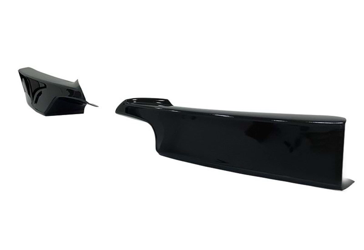 F30 M Performance Front Flaps Piano Black Vacuum Plastic  2012-2018 F30 F30 LCI