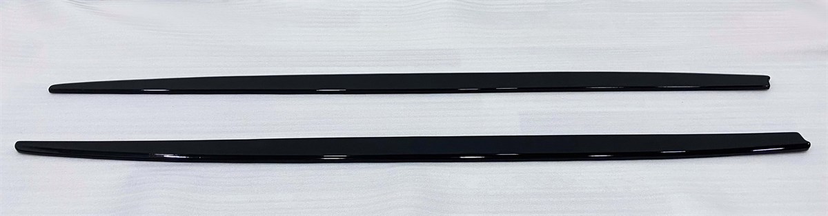 F30 Performance Side Skirt Lower Lip Piano Black Vacuum Plastic  2012-2018 F30-F30 LCI