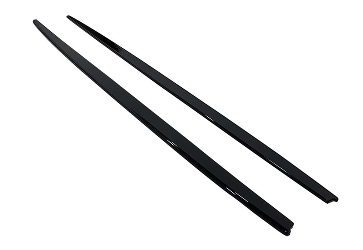 F30 Performance Side Skirt Lower Lip Piano Black Vacuum Plastic  2012-2018 F30-F30 LCI