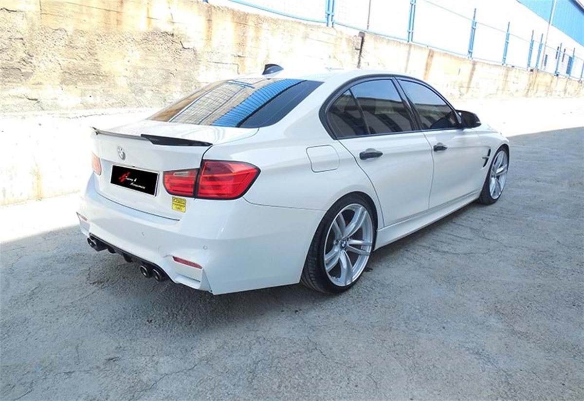 F30 Rear Trunk M4 Spoiler Raw Surface ABS  2012-2018 2012-2018  F30-F30 LCI