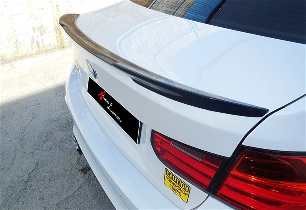 F30 Rear Trunk M4 Spoiler Raw Surface ABS  2012-2018 2012-2018  F30-F30 LCI