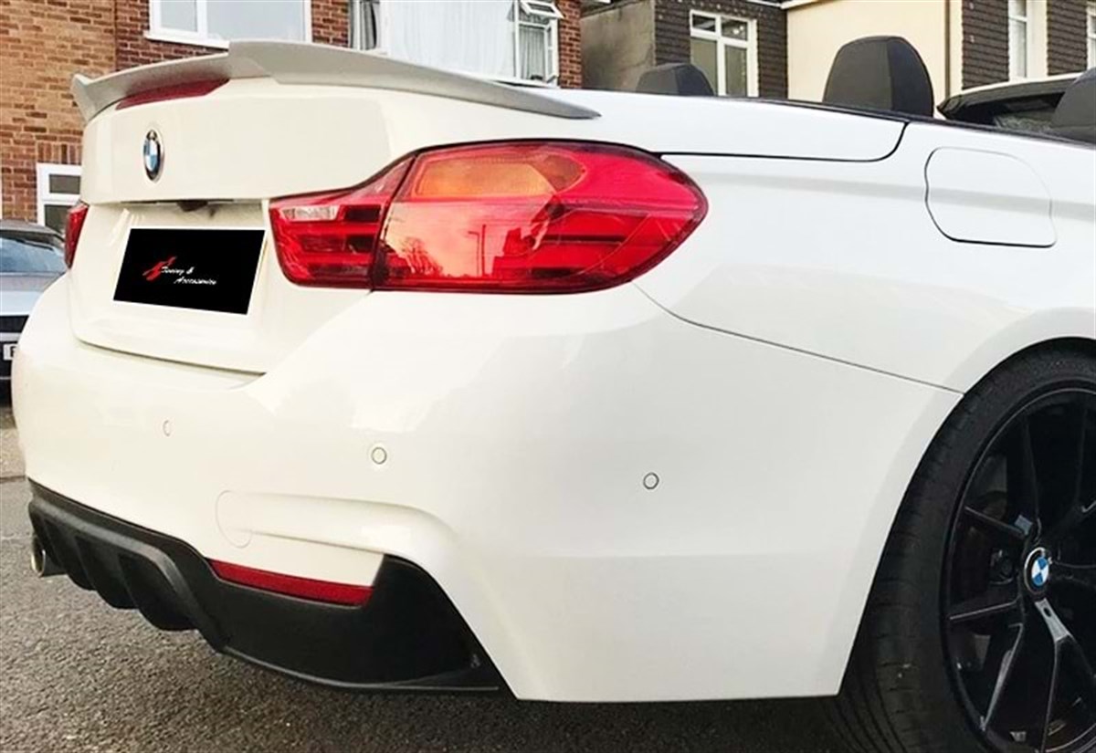 F33 M4 Cabrio Rear Trunk Spoiler Unpainted ABS  2013-2020 2013.2016 - 2016. ....  Cabrio F33, F33 LCI - 4 Series
