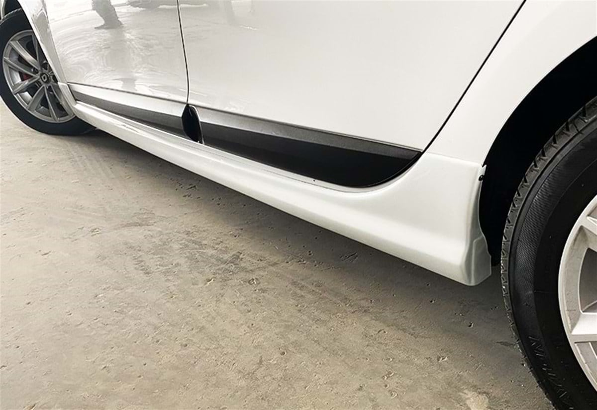 Fluence Sport Side Skirts Raw Surface Vacuum Plastic  2009-2016 Fluence - Fluence FL
