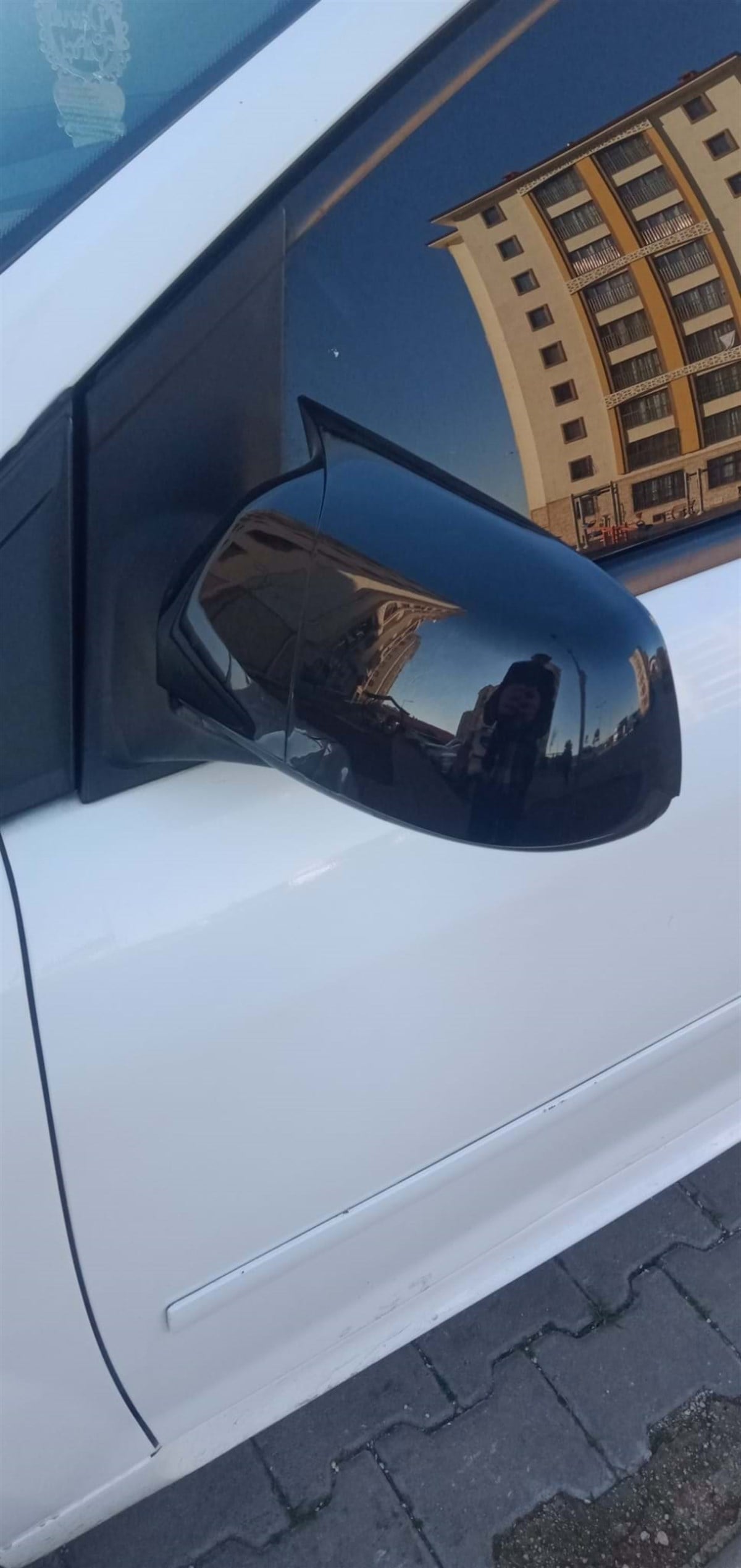 Focus 2 Batman Mirror Cover Piano Black  2004-2008 Mk2 FL