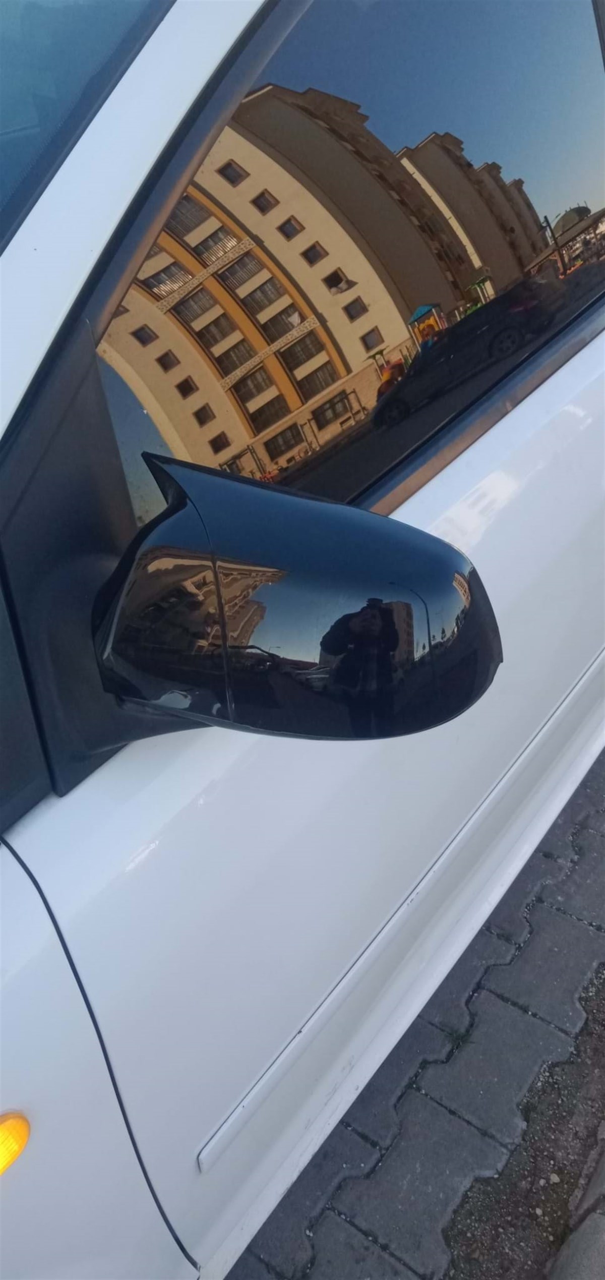 Focus 2 Batman Mirror Cover Piano Black  2004-2008 Mk2 FL