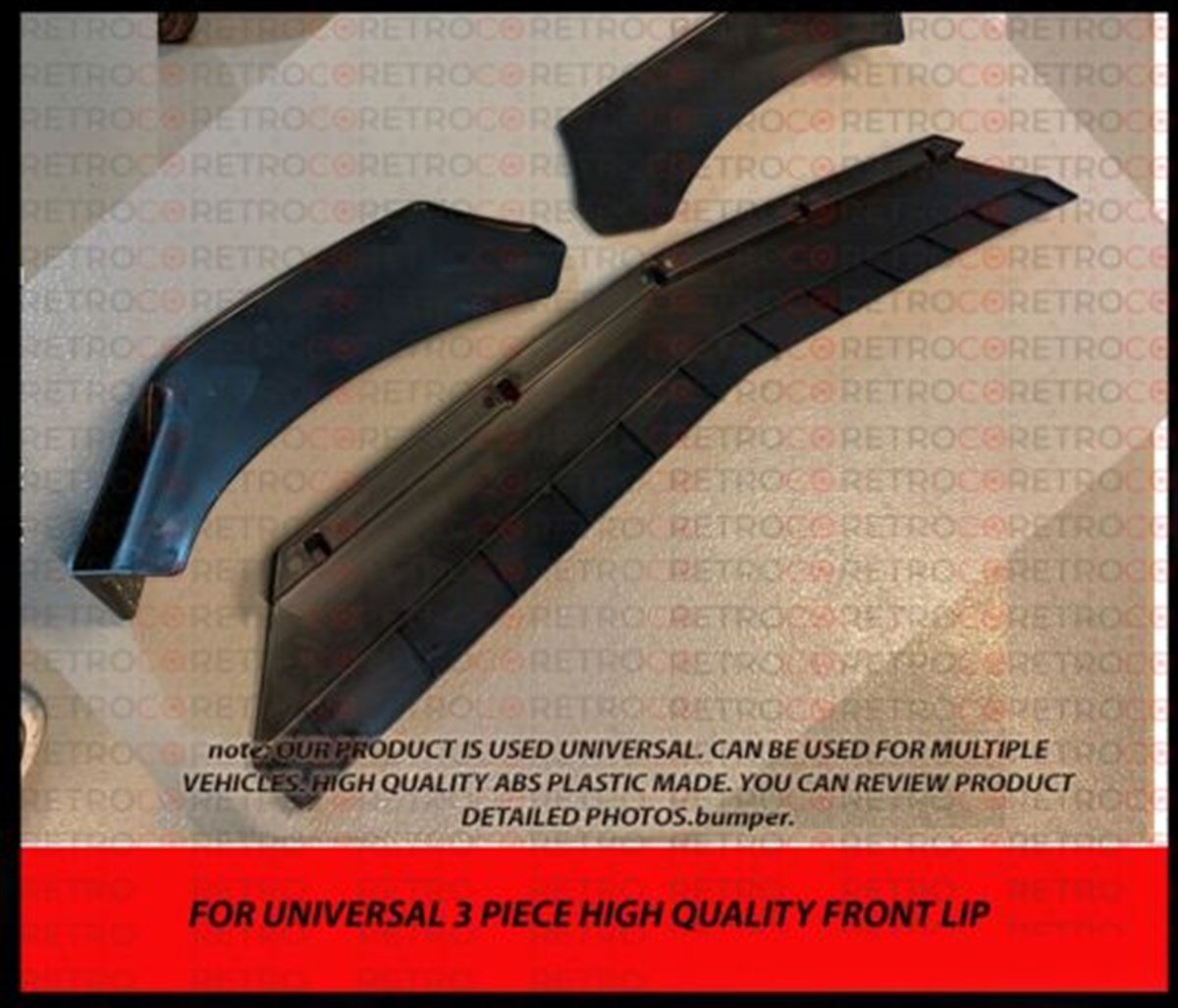 For Audi A3 12-16 sedan Hb FRONT SPOILER LIP ABS PLASTIC HIGH QUALITY