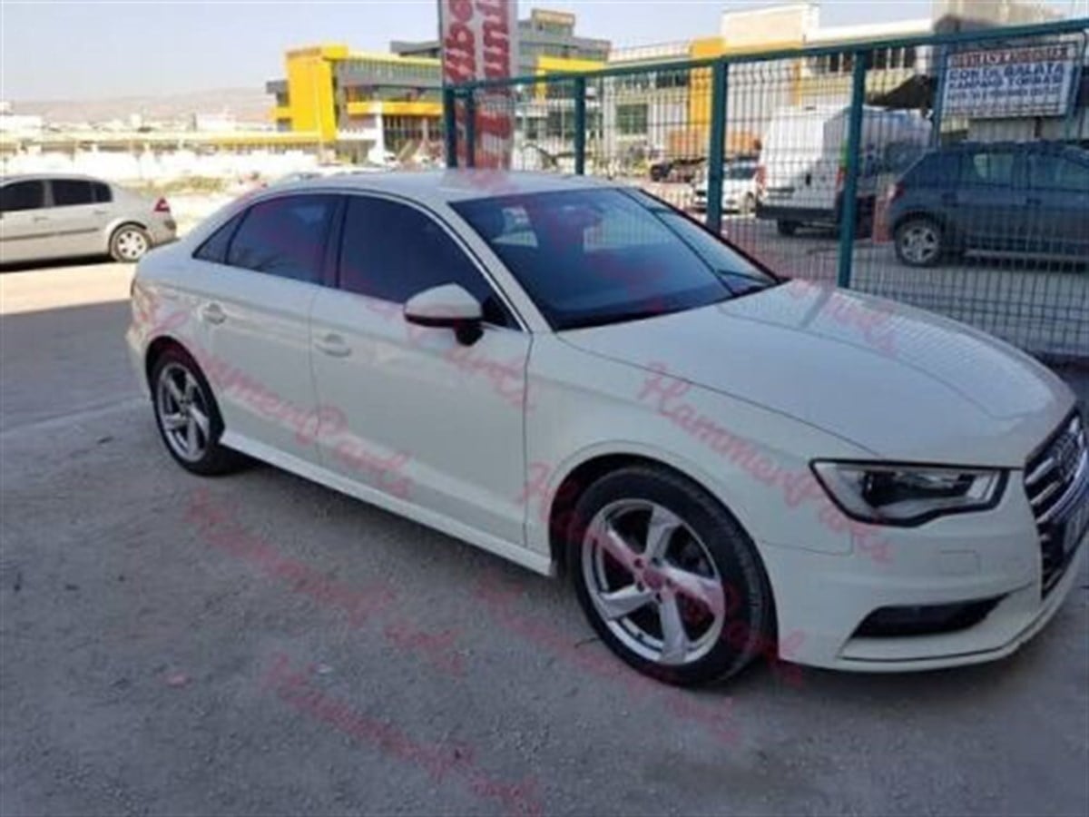 For Audi A3 2012-2019 8V Sedan S3 side skirts 4 door side skirt Skirts S3 Sline Type