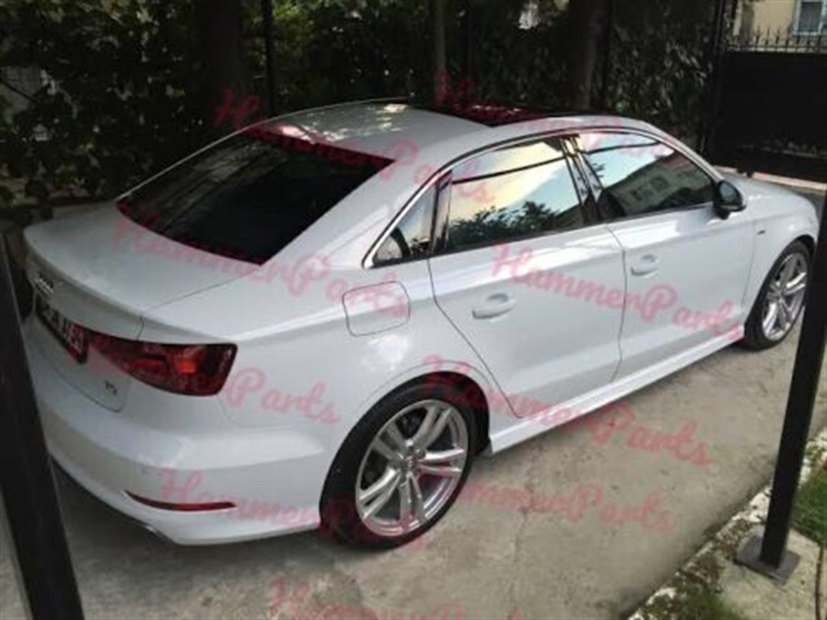 For Audi A3 2012-2019 8V Sedan S3 side skirts 4 door side skirt Skirts S3 Sline Type