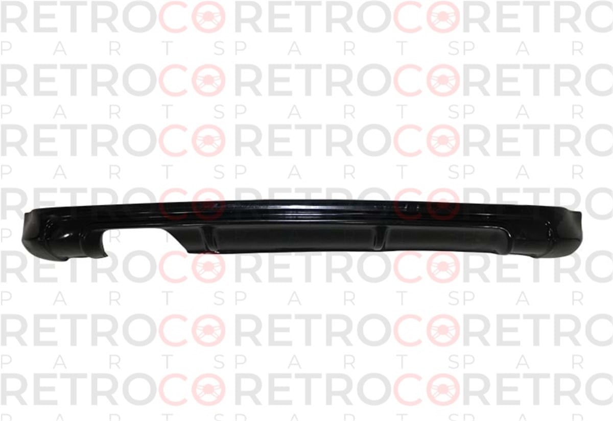 For Audi A3 8P S3 Style Rear Bumper Lip Left Dual Output Raw Surface Vacuum Plastic  2005-2008 (2 Door) A3 8P FL