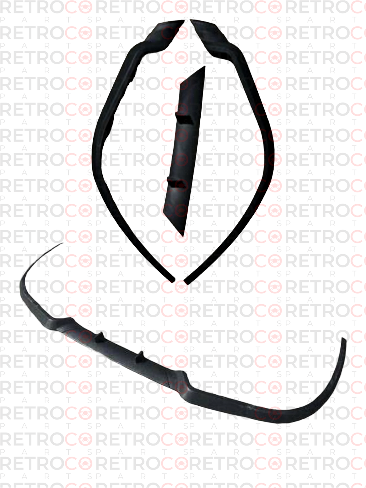 For Audi S2 B4 Front Bumper CUPRA R Euro Spoiler Lip Valance Splitter