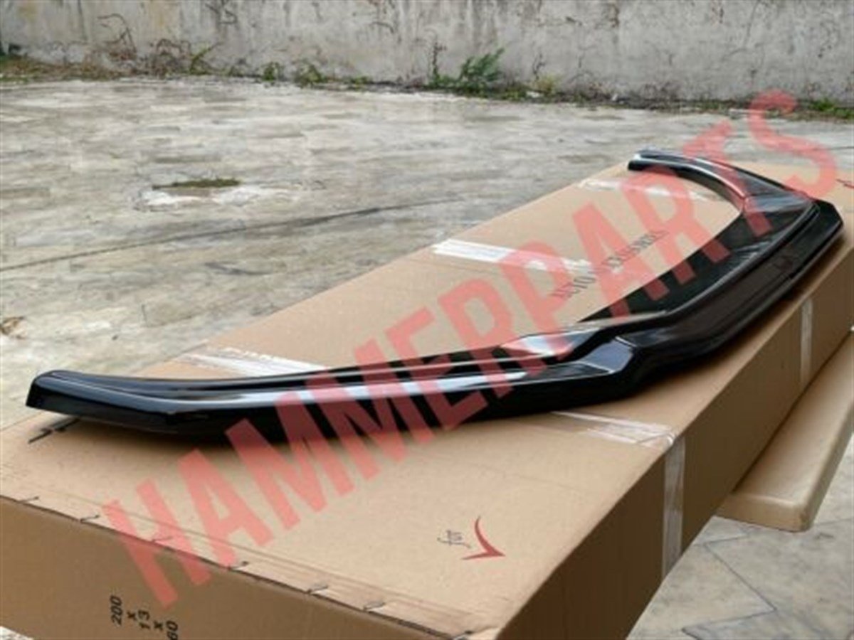 For Audi S4 A4 B9 Front Lip Gloss Black Abs Plastic Sline 2016 2017 2018 2019