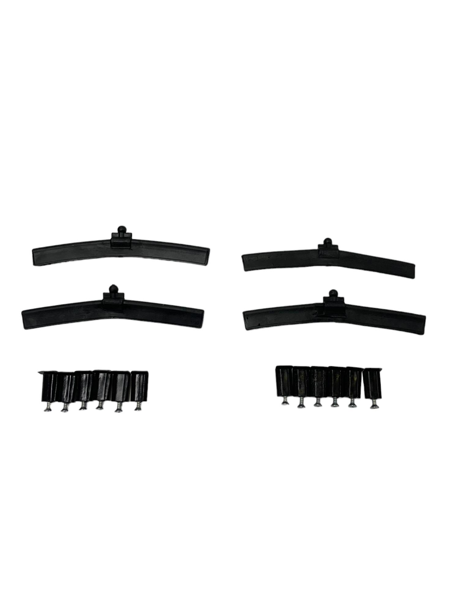 For Bmw E30 headlight Wiper Blade 4 Piece Wiper Blade +12 Headlight Ring Clips