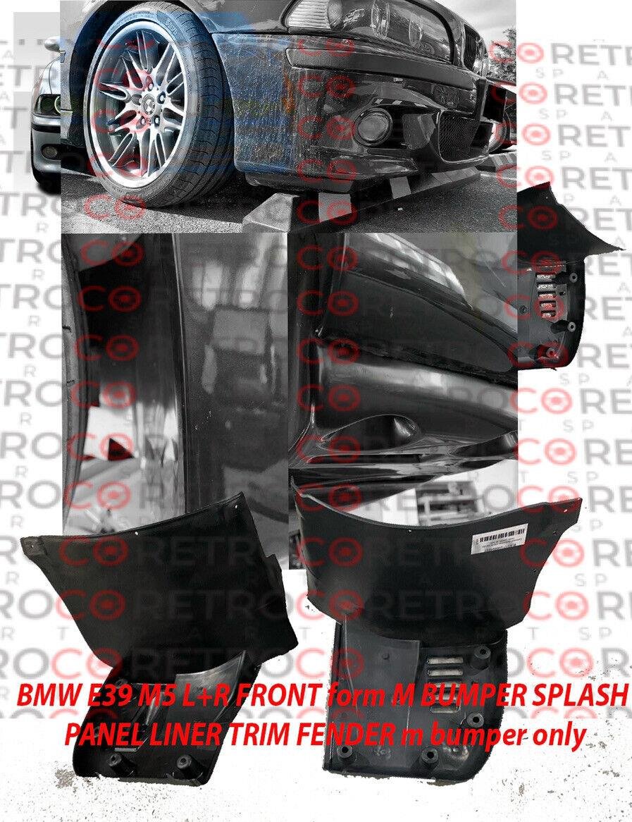 For BMW E39 M5 L+R FRONT M BUMPER SPLASH PANEL LINER TRIM FENDER EOM QUALITY