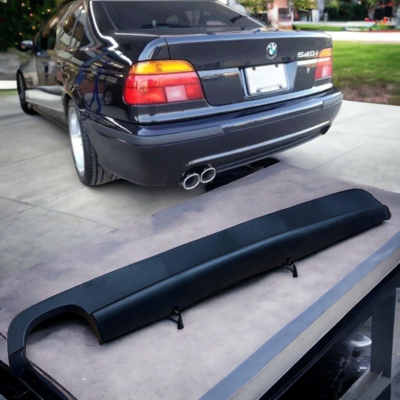 For BMW E39 Rear M Bumper Diffuser Trim Matte Black