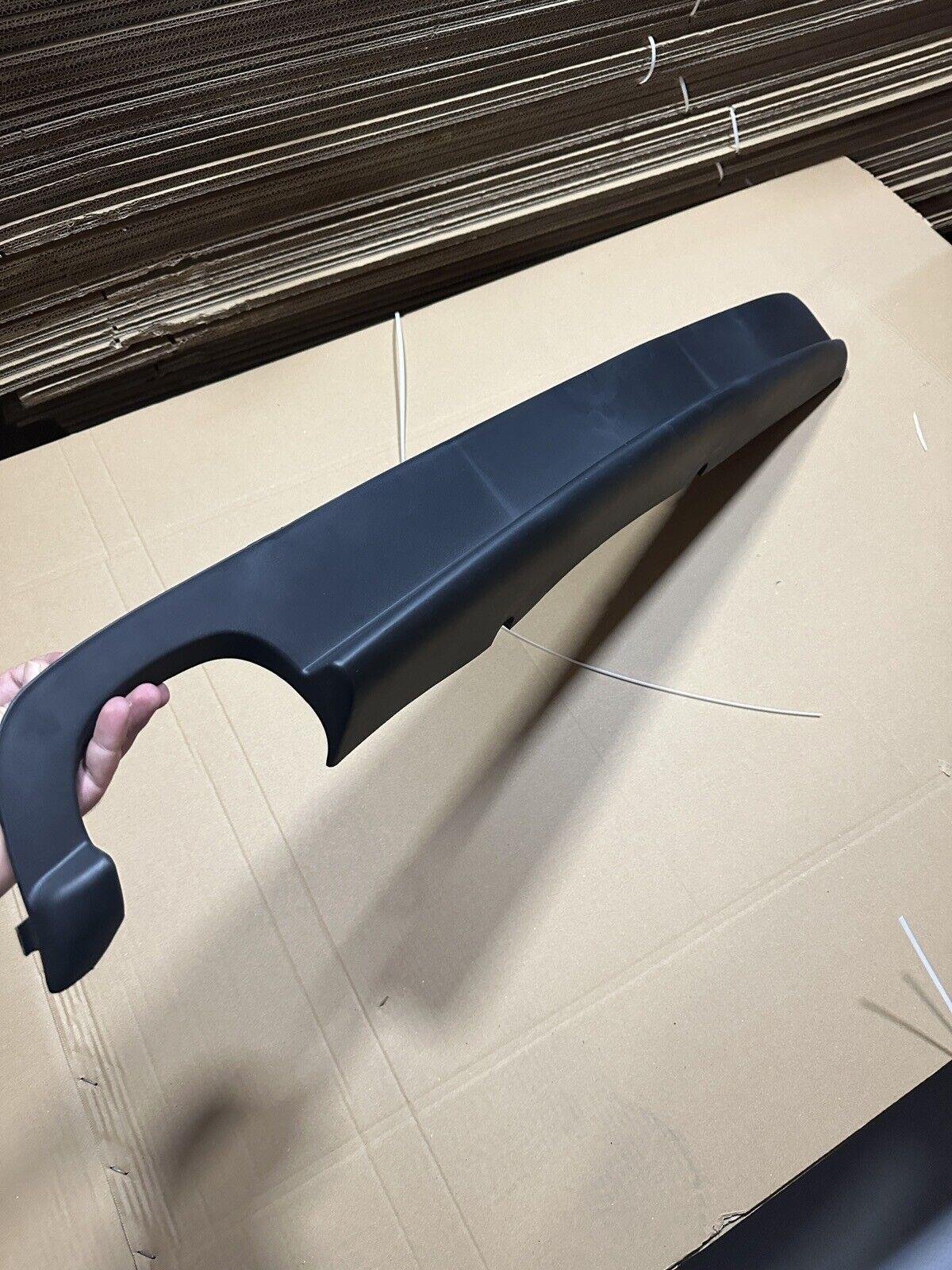 For BMW E39 Rear M Bumper Diffuser Trim Matte Black