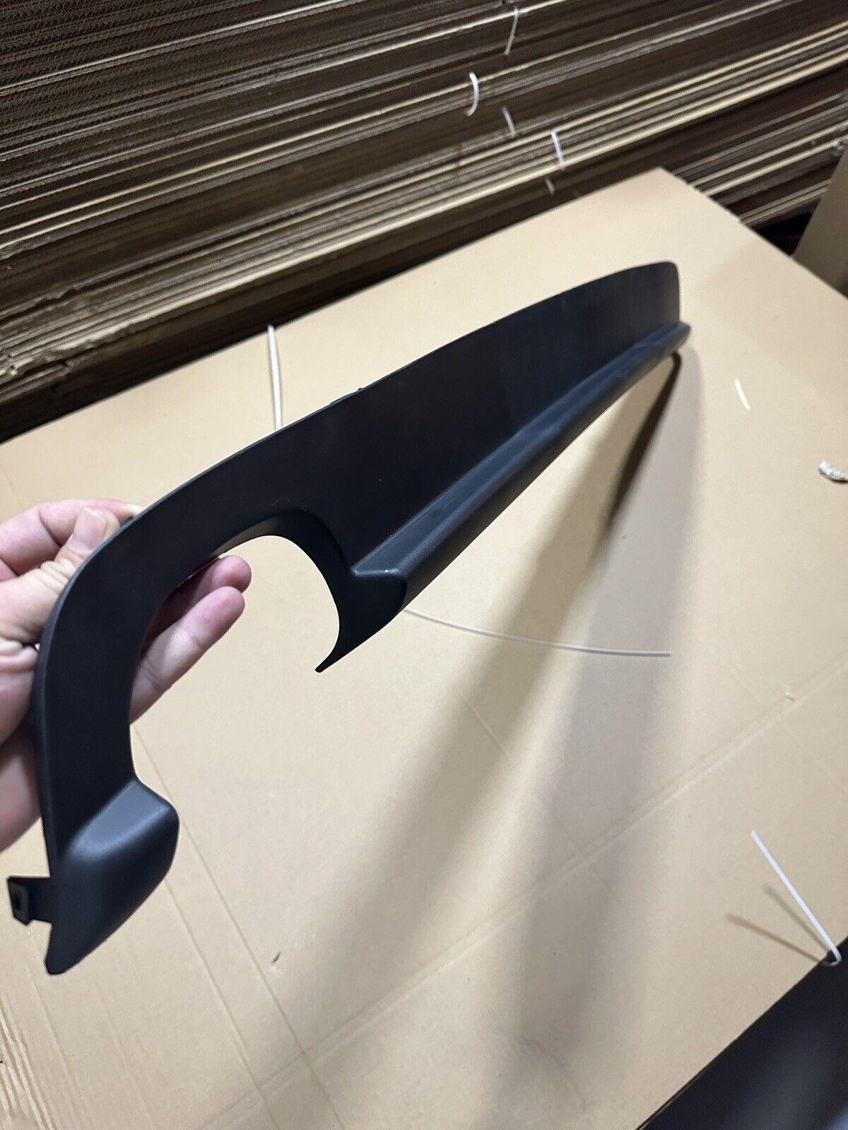 For BMW E39 Rear M Bumper Diffuser Trim Matte Black