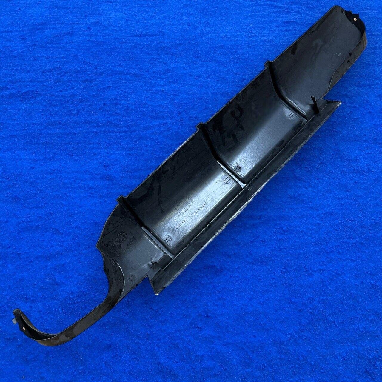 For Bmw E60 5 series M5 STYLE SINGLE EXHAUST rear Bumper diffuser splitter 05-11