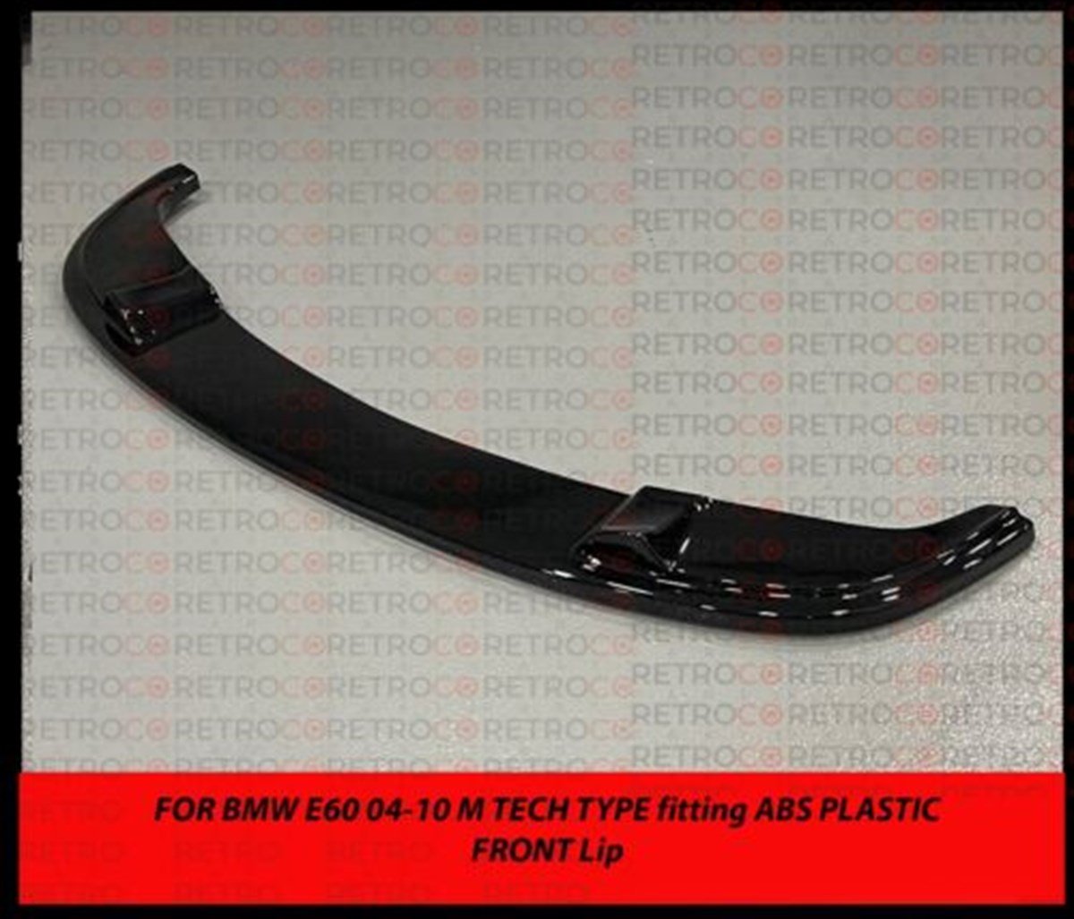 For BMW E60 E61 5 Series M Front Bumper Lip Spoiler Mtech Fits 04-10 Only Mtech Fit