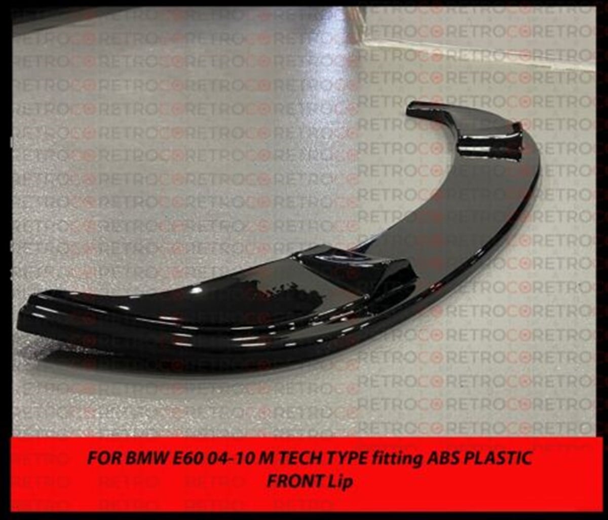 For BMW E60 E61 5 Series M Front Bumper Lip Spoiler Mtech Fits 04-10 Only Mtech Fit