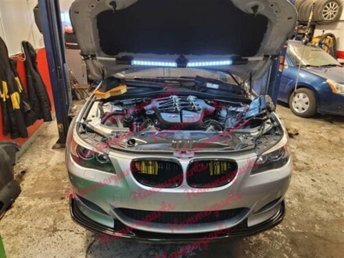 For BMW E60 E61 5 Series M5 Front Bumper Lip Spoiler M5 Style Fits 04-10