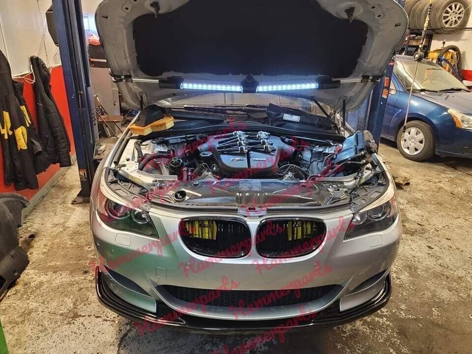 For BMW E60 E61 5 Series M5 Front Bumper Lip Spoiler M5 Style Fits 04-10