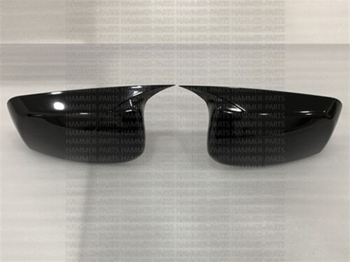 FOR BMW E60 E61 gloss Mirror Cover Piano Black 2003 2004 2005 2006 2007 2010