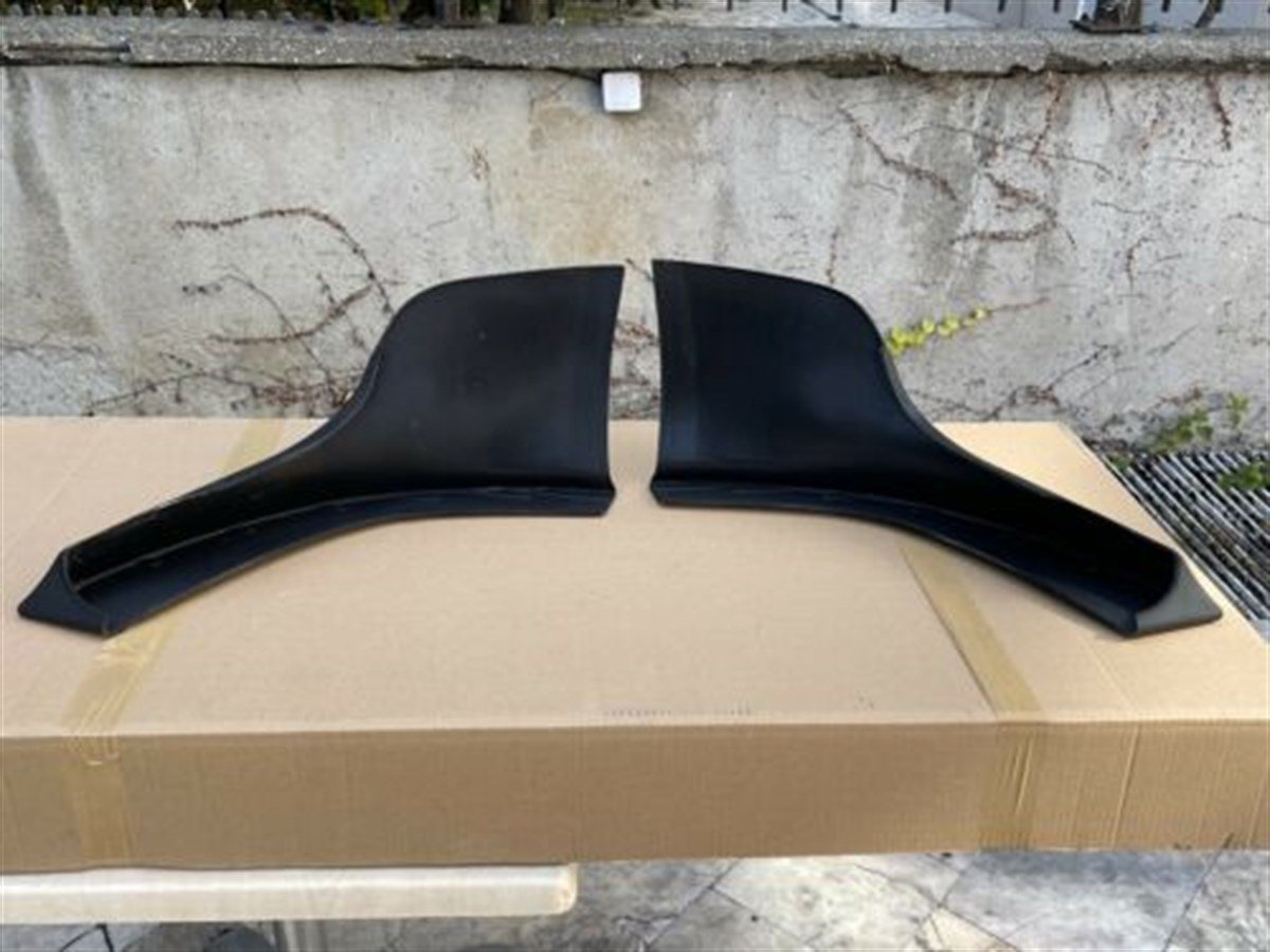 For BMW E60 E61 M Tech Bumper Front Lip Flap Set 2 Piece 520i 545i 520d 530d 530