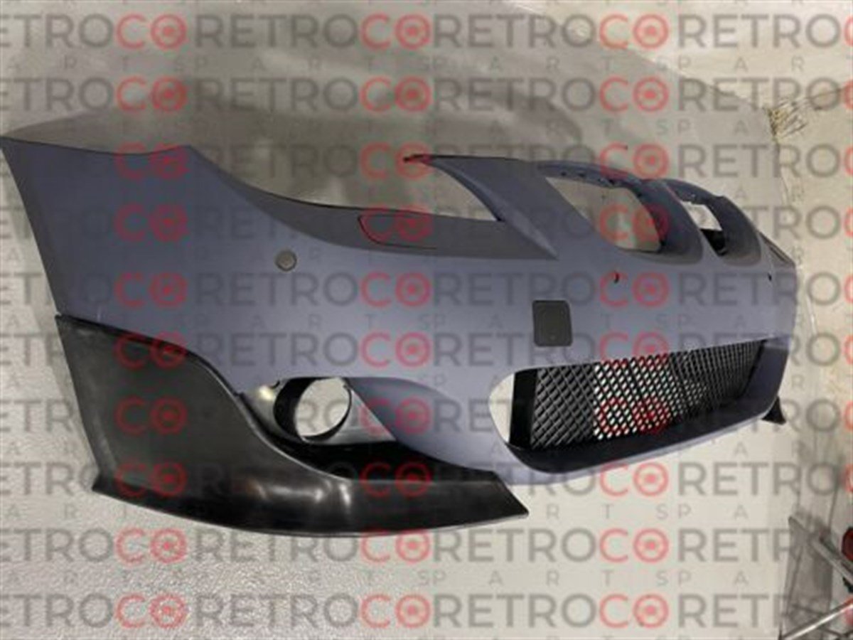For BMW E60 E61 M Tech Bumper Front Lip Flap Set 2 Piece 520i 545i 520d 530d 530