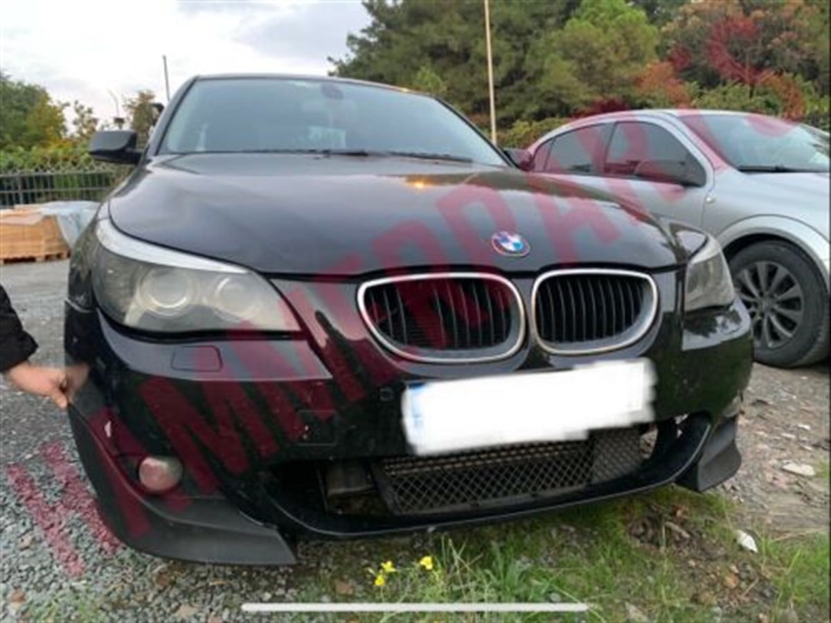 For BMW E60 E61 M Tech Bumper Front Lip Flap Set 2 Piece 520i 545i 520d 530d 530