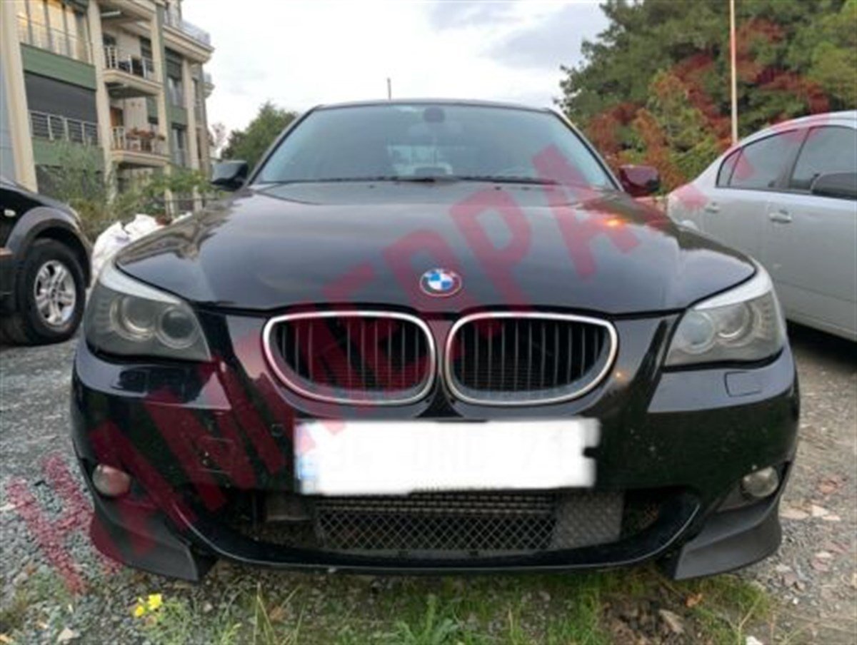 For BMW E60 E61 M Tech Bumper Front Lip Flap Set 2 Piece 520i 545i 520d 530d 530