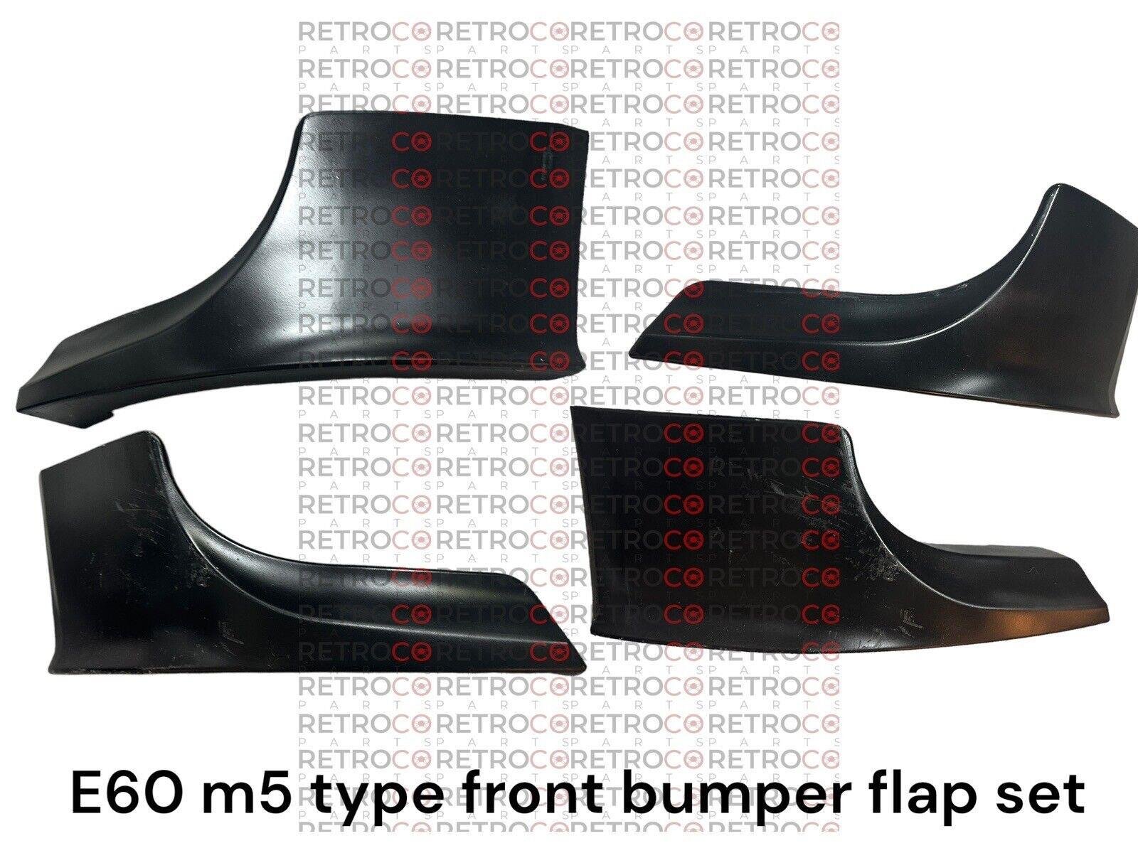 For Bmw E60 m5 type front bumper Lip flap Set Frp Good Quality