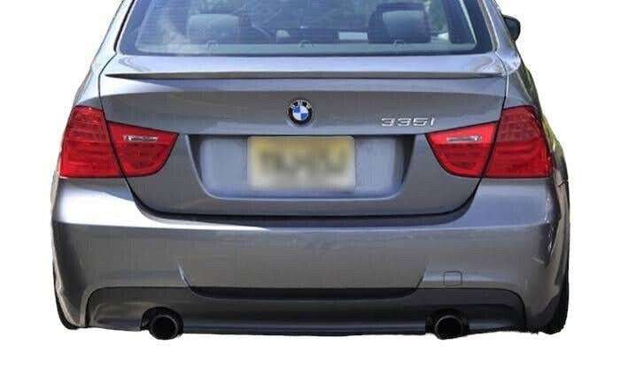 For BMW E90 M Tech 335i Stly 4dr sedan REAR BUMPER fitting 07-11 pp plastic pdc 