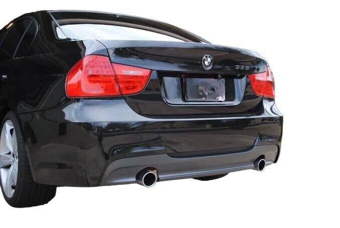 For BMW E90 M Tech 335i Stly 4dr sedan REAR BUMPER fitting 07-11 pp plastic pdc 