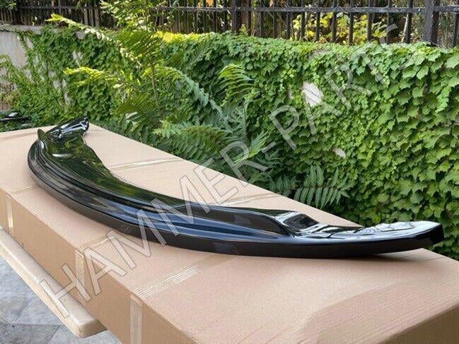 For Bmw E92 mtech front lip splitter 320ci 325ci 330ci 335ci Gloss Black Plastic