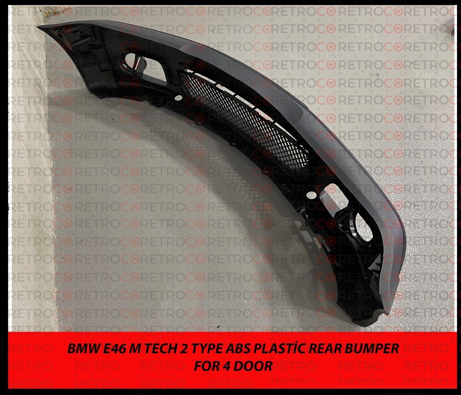 for BMW M-Tech II Style Front Bumper E46 323i 325i 328i 330i 1999-2006 4Dr 