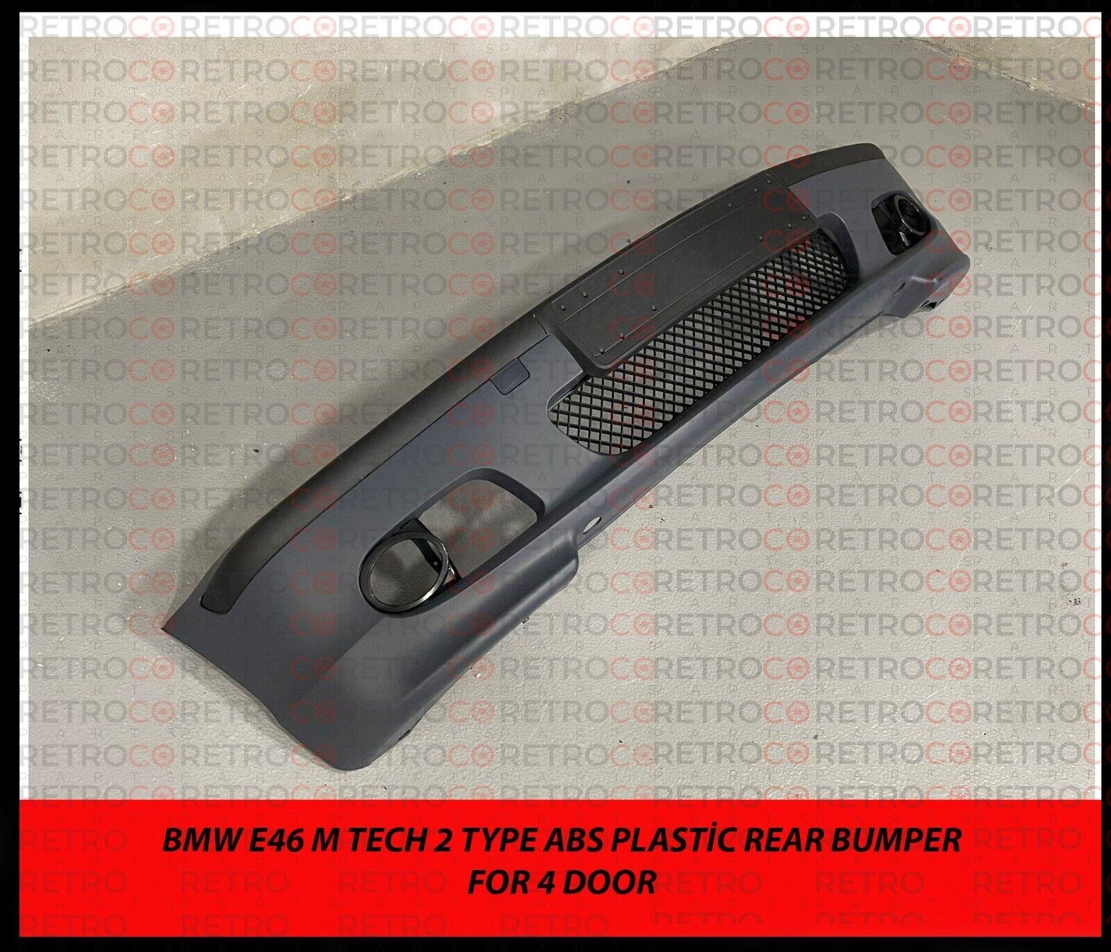 for BMW M-Tech II Style Front Bumper E46 323i 325i 328i 330i 1999-2006 4Dr