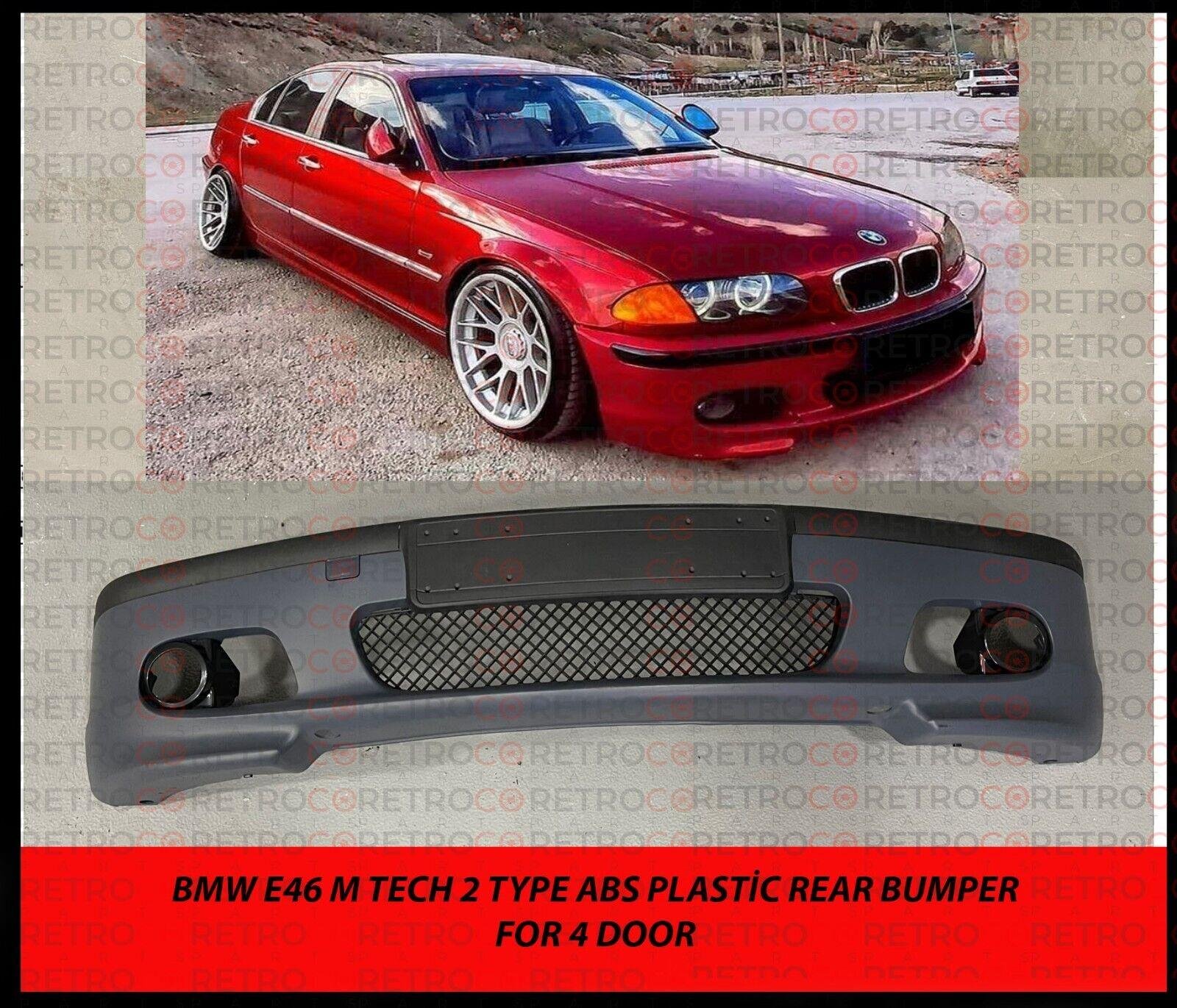 for BMW M-Tech II Style Front Bumper E46 323i 325i 328i 330i 2002-2006 4Dr