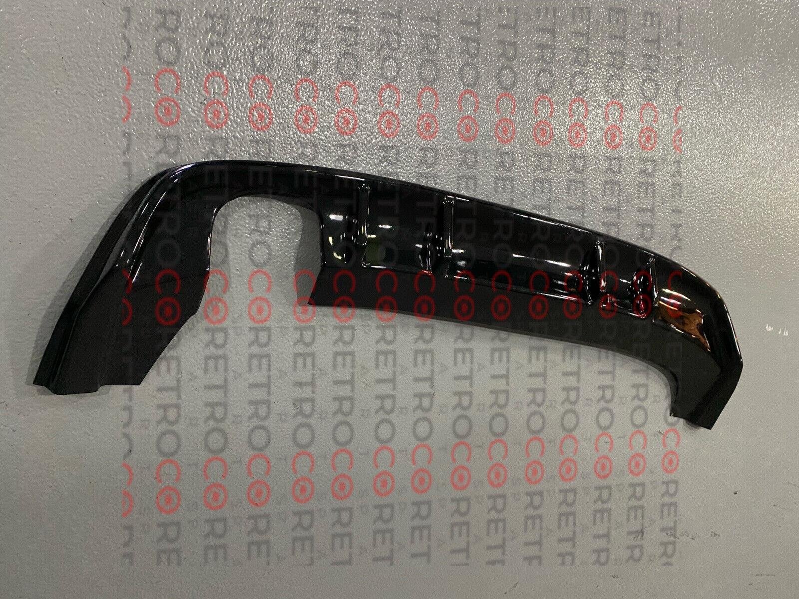 For Seat Leon 5f 2013 2016 Fr 4Dr Rear Bumper Diffuser Gloss Black Abs Plast