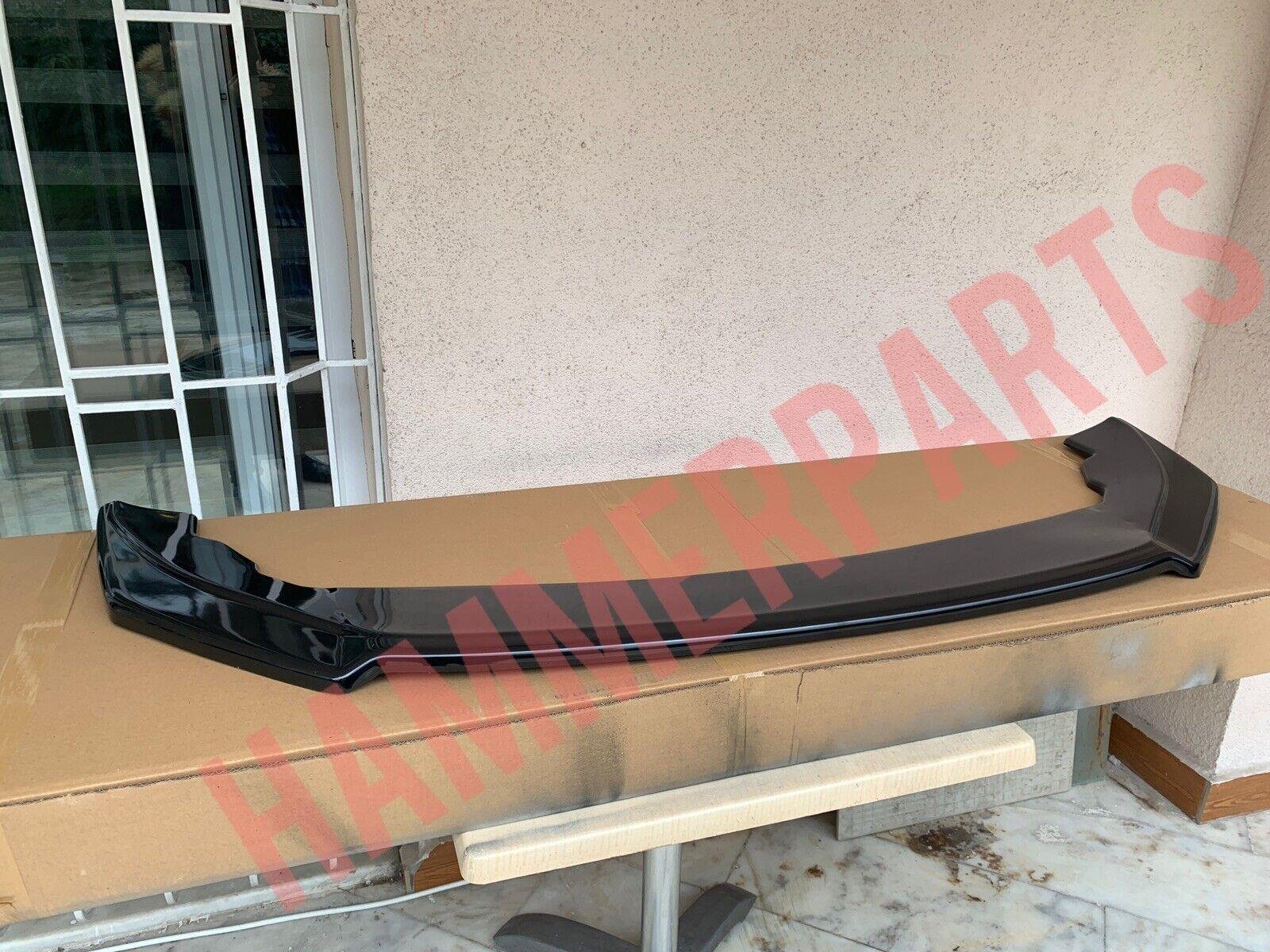 For Seat Leon Fr Mk4 Sport Front Lip Gloss Black Abs Plastic 2020-2021